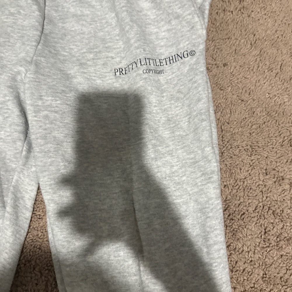 PrettyLittleThing Kids Light Gray Joggers